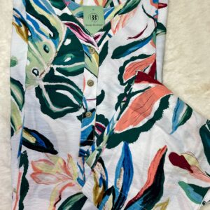 Peach Printed Mixed Color Kurta